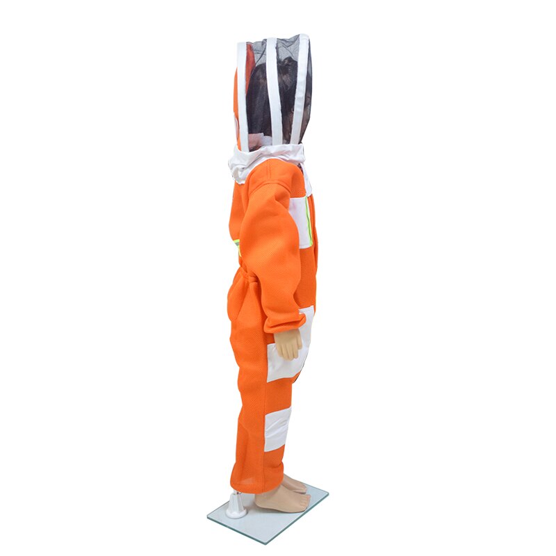 Combinaison de protection apiculture professionnelle pour enfants, combinaison en tissu de coton à Air 3D avec voile de Style clôture, équipement apiculteur