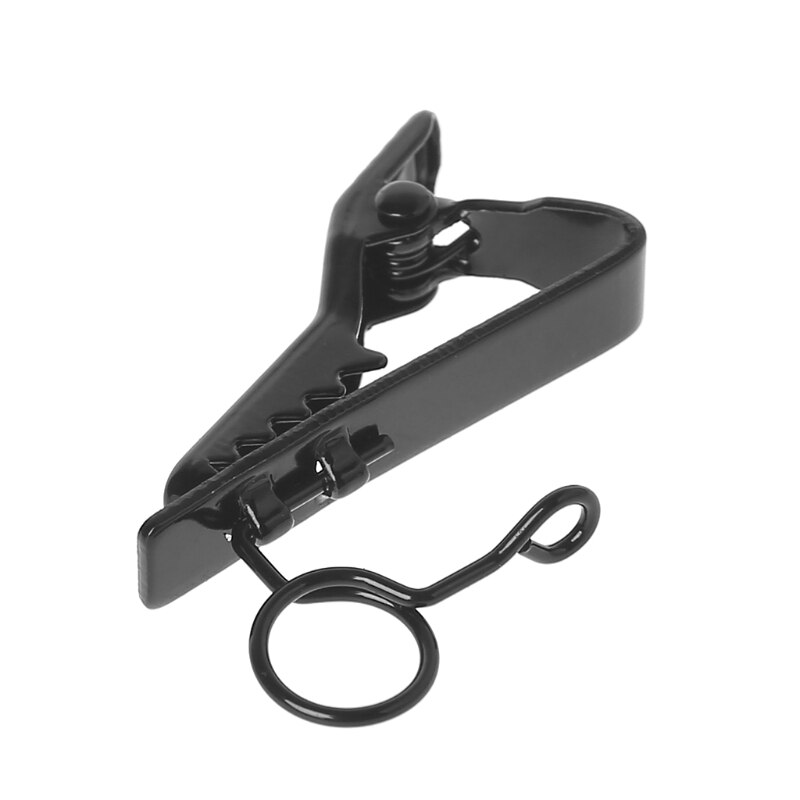 1pc universal mikrofon revers bindebånd mini klemme bærbar brugt til t-shirt krave: 3