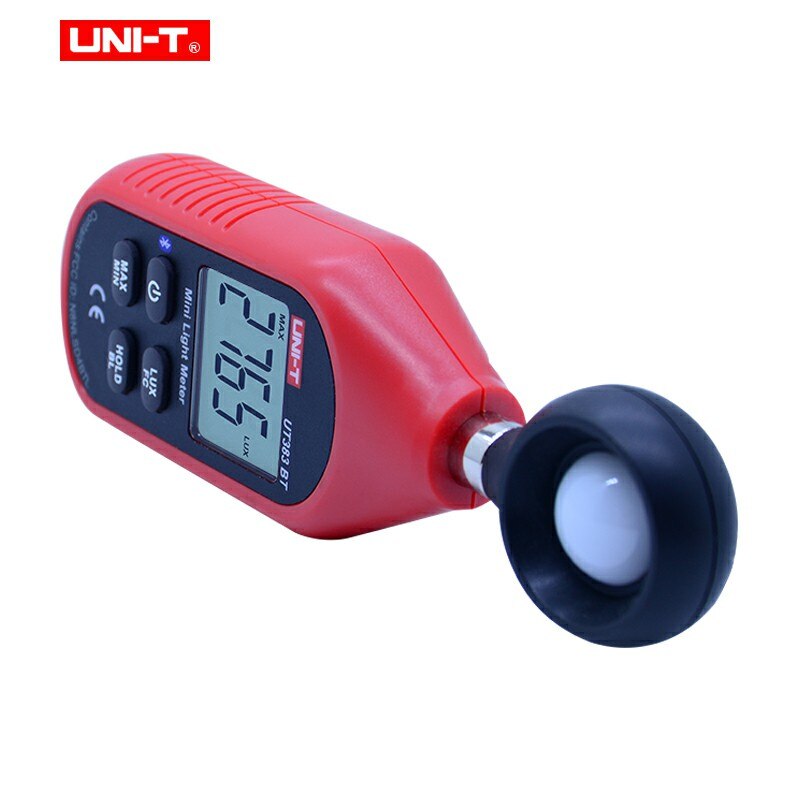 UNI-T UT383BT Digital Luxmeter Bluetooth Mini Light Meter Environmental Testing Equipment Handheld Type Luxmeter Illuminometer