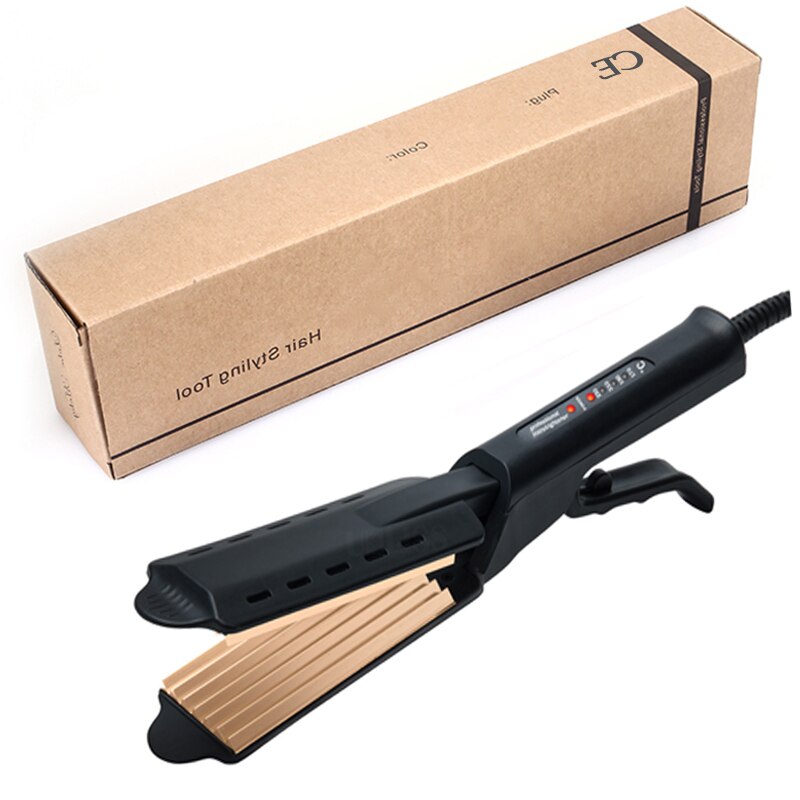 Lisseur en céramique, fer plat, pour lisser les cheveux, ondulation, bigoudi: 059-1 Corn With Box / EU