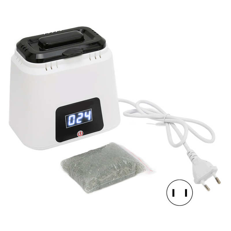 Macchina per la pulizia ad ultrasuoni strumenti per unghie macchina per la pulizia bianca strumenti per manicure ad alta temperatura scatola per la pulizia strumenti per chiodo arte: US spina