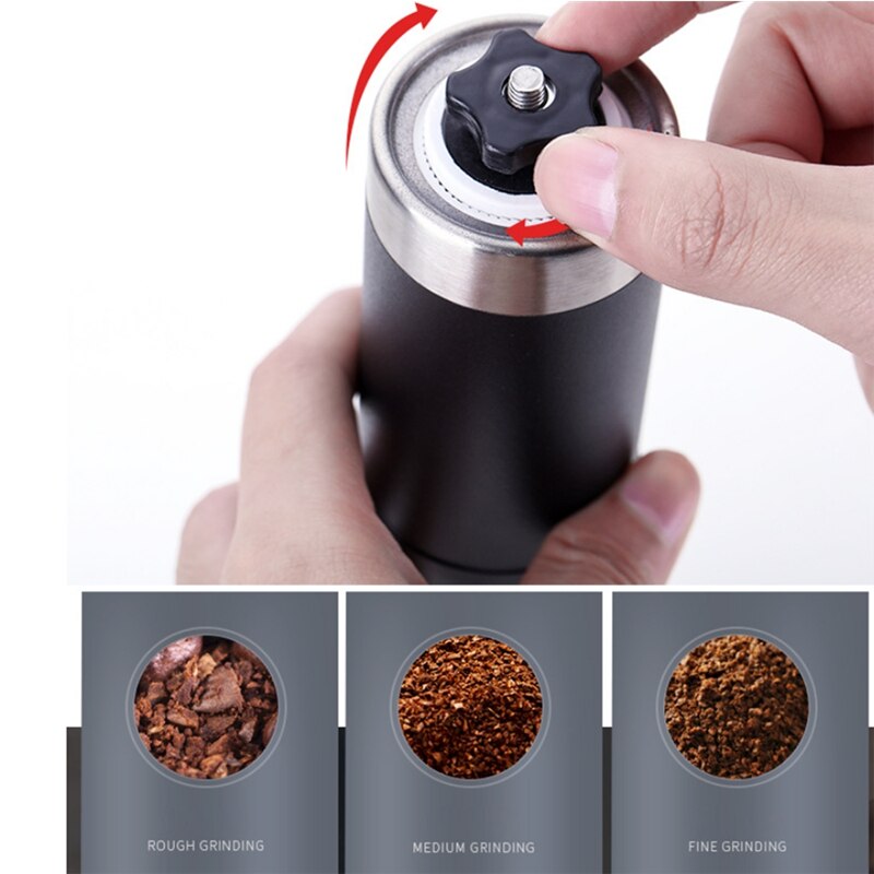 Handmatige koffiemolen, conische braammolen voor hele bonen voor french press/turks - de sterkste en zwaarste uitvoering voor koffieliefhebbers