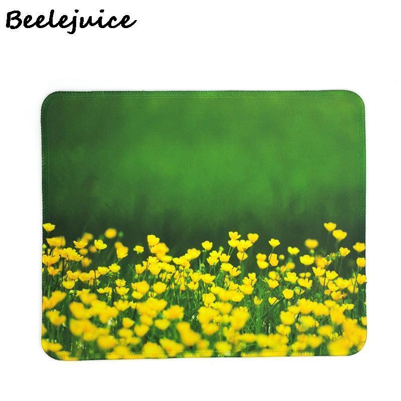 Sonnenblumen Lila Blumen Maus Pad Silikon Maus matt Tisch matt Laptop Spiel Computer Tastatur Schreibtisch Maus Pad Büro Liefert: 12