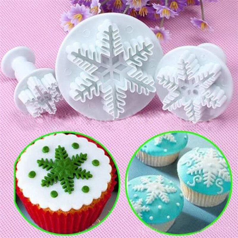 Sneeuwbloem mal taartdecoratie fondant plunger uitstekers mal mal koekjes gereedschap sneeuwbloem mal diy keuken bar