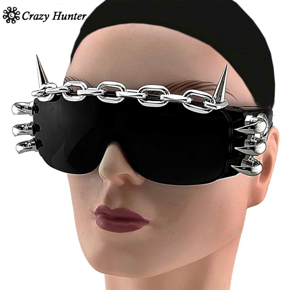 Punk rock besat cosply dansende briller seje mænd / dame solbriller