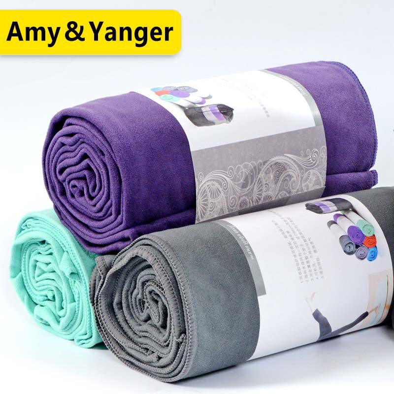 Asciugamano yoga in pile a doppio strato in microfibra, ad asciugatura rapida e piacevole assorbimento del sudore