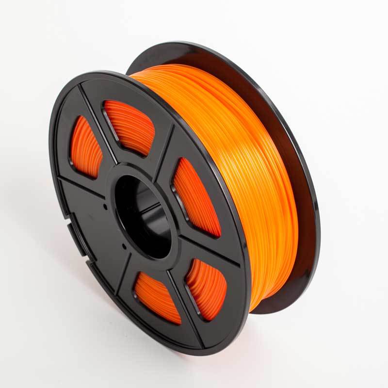 PLA Filament Transparent Color 1.75mm 3D Printer Refill Non-toxic Degradable Eco-friendly Material For FDM Printer Consumables: Transparent Orange