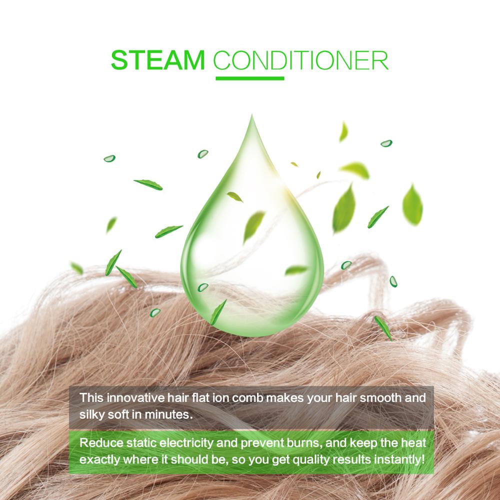 lisseur Hair straightener flat iron ion straight hair iron ceramic heating hair salon negative ion hair straightener prostownica