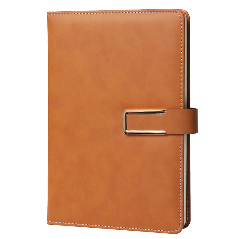 Business PU Leather Notebook Hardcover Diary Essential Sense Cover Notepad Ribbon Bookmark Multicolor Optional: Brown