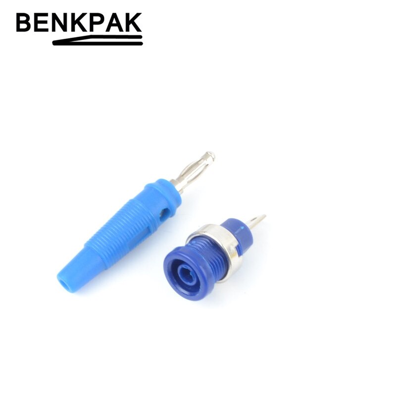 4mm aansluitpunten banaanstekker paneelmontage testprobe connector vrouwelijk + mannelijk