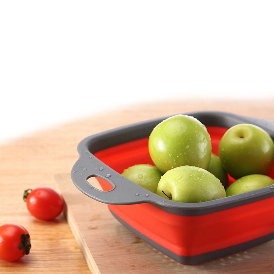 Passoire pliable passoire pliante pour drainer les légumes fruits cuisine Durable pliable trémie filtre panier