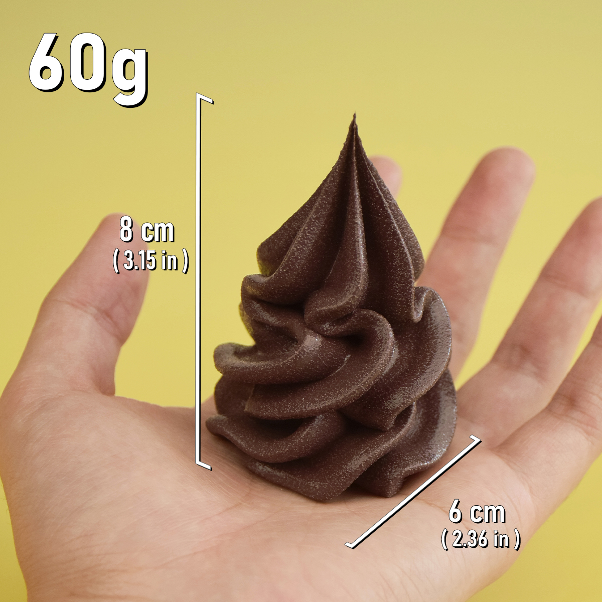 2.3 tum vit original smak mjölkglass populära gör-det-själv handgjorda leksaker lekfönster display provhuvud plastmodell gör-det-själv: Djup safir