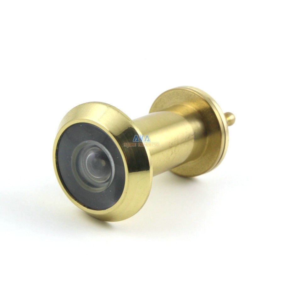 Messing 200 Graden Hoek Deur Viewer Kijkgaatje w Cover 35-55mm