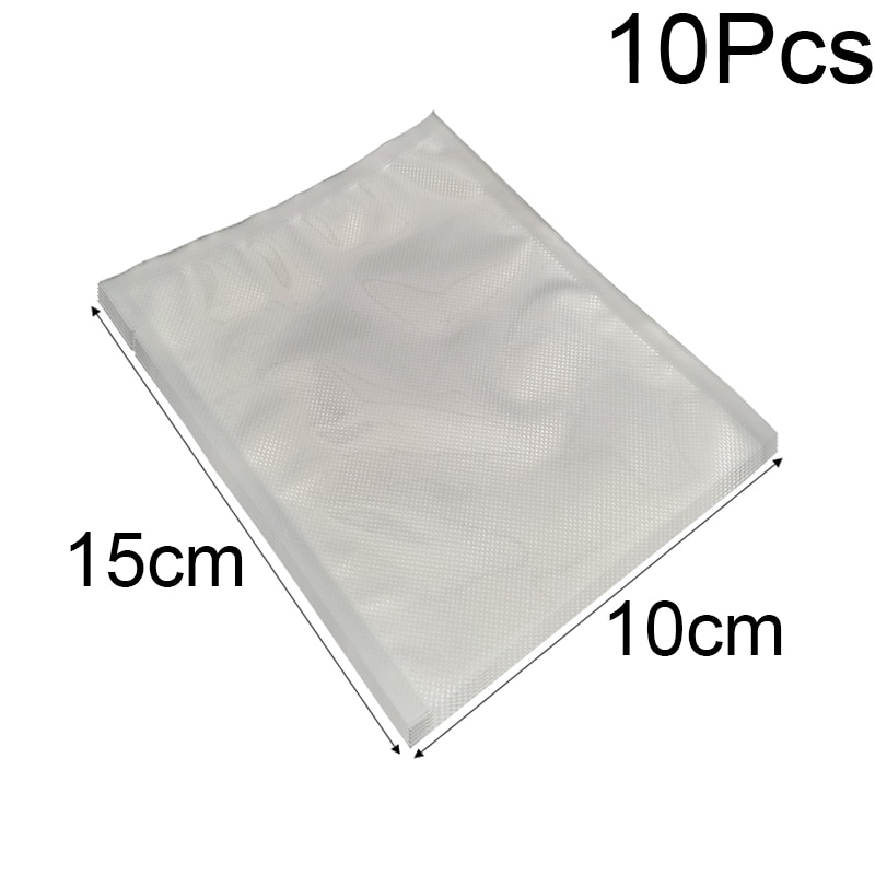 Lebensmittel Vakuum Versiegelung Rollen 12 15 20 25 28 30cm X 500cm Für Saving Vakuum Abdichtung Lagerung Taschen: 10x15cm 10Pcs