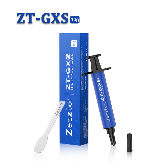 Zezzio ZT-GXS 1/10/30g thermal grease 14.8W/mk graphics card CPU thermal paste: 10g