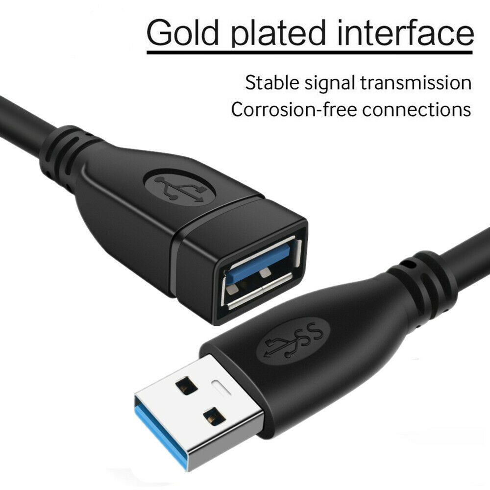 UGI USB Extension Cable USB 3.0 2.0 cable for Smart TV PS4 Mobile Phones Speed Data Male to Female Wire 0.5m 1m 1.5m 3m 5m