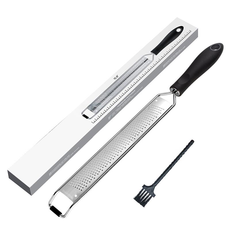 Ralador de queijo criativo aço inoxidável frutas ralador utensílio grating com escova chocolate legumes frutas cozinha ferramentas