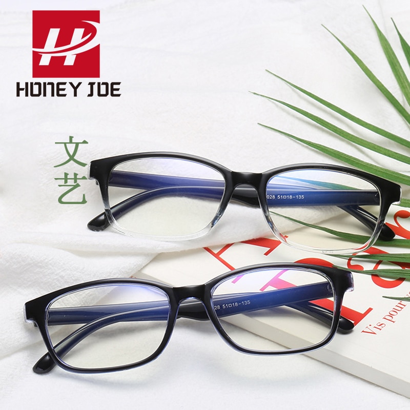 Spuare Anti Blue Light UV400 Computer Gaming Eyewear Glass Frame For Women Men Optical Spectacle Glasses Eyeglasses Frame