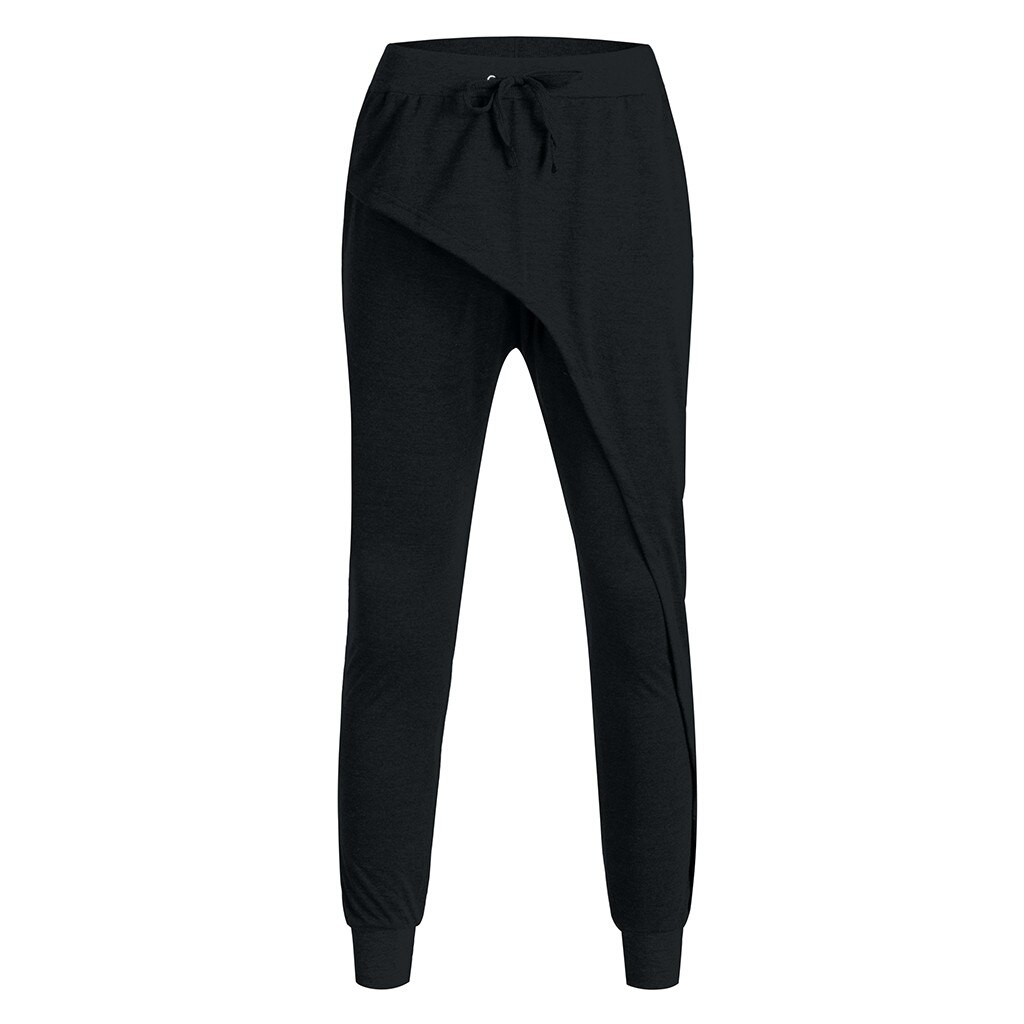 Men Joggers Sports Trousers Stitching sweaterpants Pants Simple Plus Size Fitness Tracksuit Male workout Training sportswear: M / Black