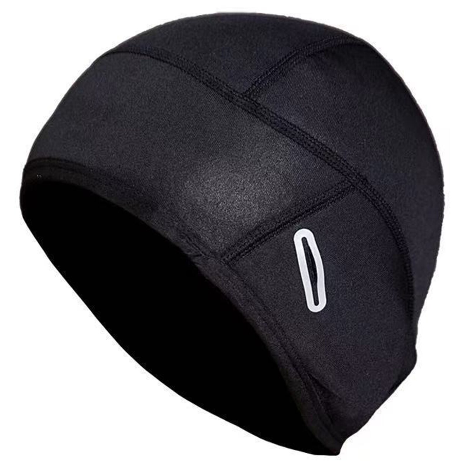 Gorro térmico para ciclismo para hombre y mujer, gorro de invierno a prueba de viento para esquí, correr, esquiar, montar en moto, Mtb, 1 unidad: Negro