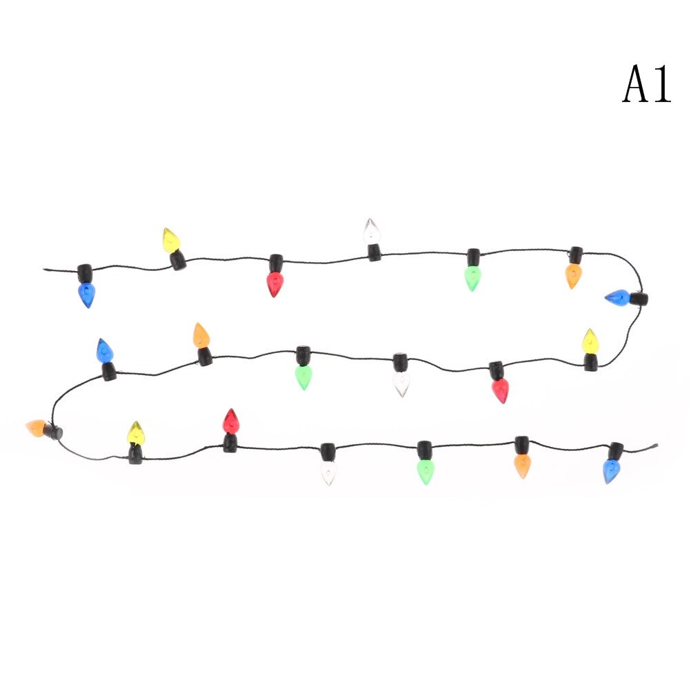 1pc 0.5m Lalka Dom dekorowanie kreatywne rekwizyty wodoodporne oświetlenie bożonarodzeniowe kolorowe diody doprowadziło girlanda żarówkowa na wesele Boże Narodzenie impreza