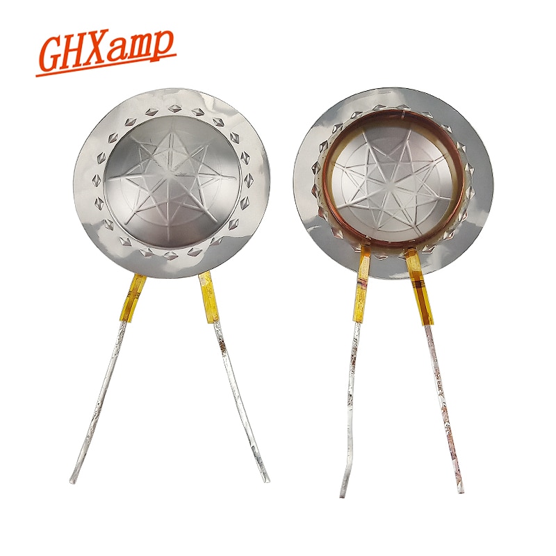 Ghxamp 25.5 Core Dome Tweeters Spreekspoel Titanium Film Membraan 8OHM 25.4 Treble Speaker Reparatie Accessoires Diy 2 Pcs
