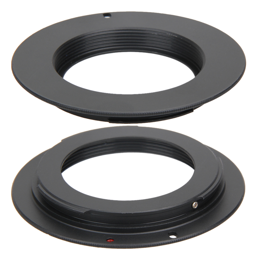 Lens Adapter Ring Fit Focus Infinity M/AV Mode Metal Black Lens Adapter Accessories For M42 Screw Mount for Canon EOS Camera