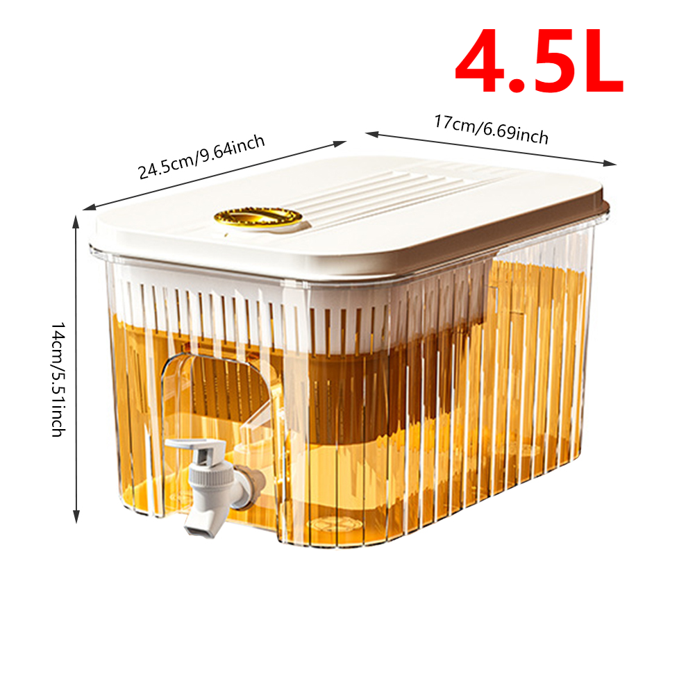 4L Koelkast Koelkan Plastic Koelkast Waterdispenser Multifunctionele Drankdispenser Grote Capaciteit voor Keuken Koelkast