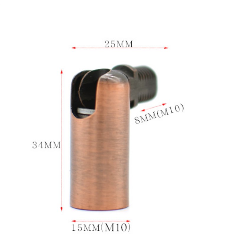 4 x Metal corner for lighting colorful finished iron nook for wall lamp DIY sconce lamp accessories Joint steering 180 degrees