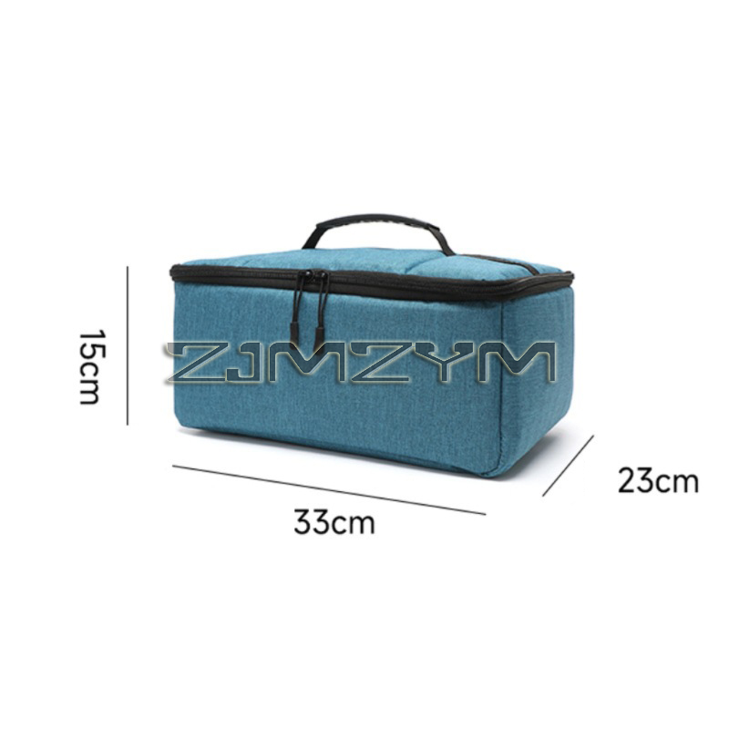 Camera Insert Bag Thick Padded DSLR Camera Photography Equipment Protective Bag Gear Protection Carrying Case Zipper Closure