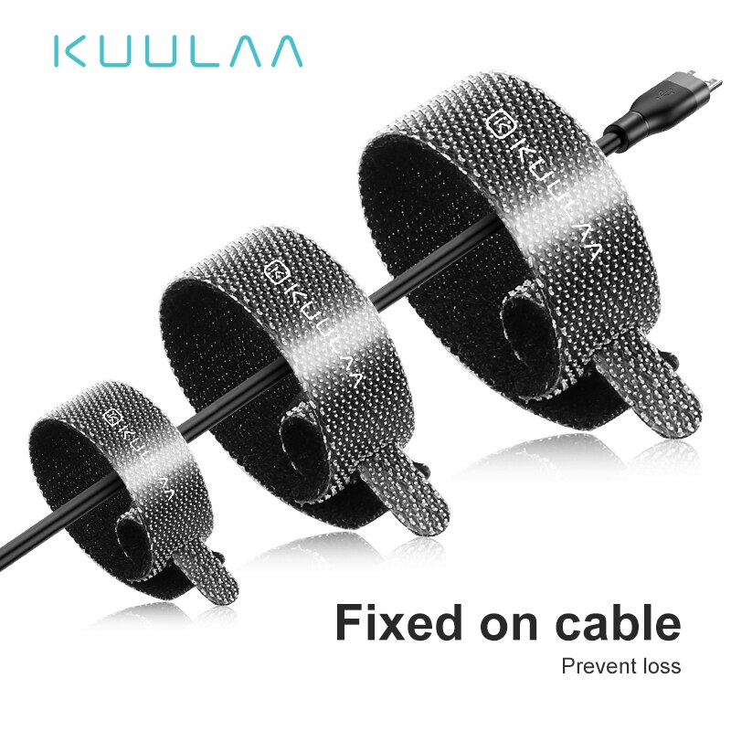 Kuulaa Kabel Organisator Kabel Winder Kabel Houder 14Cm Voor Muis Cord Oortelefoon Hdmi Aux Usb Kabelmanagement Draad Kabel protector