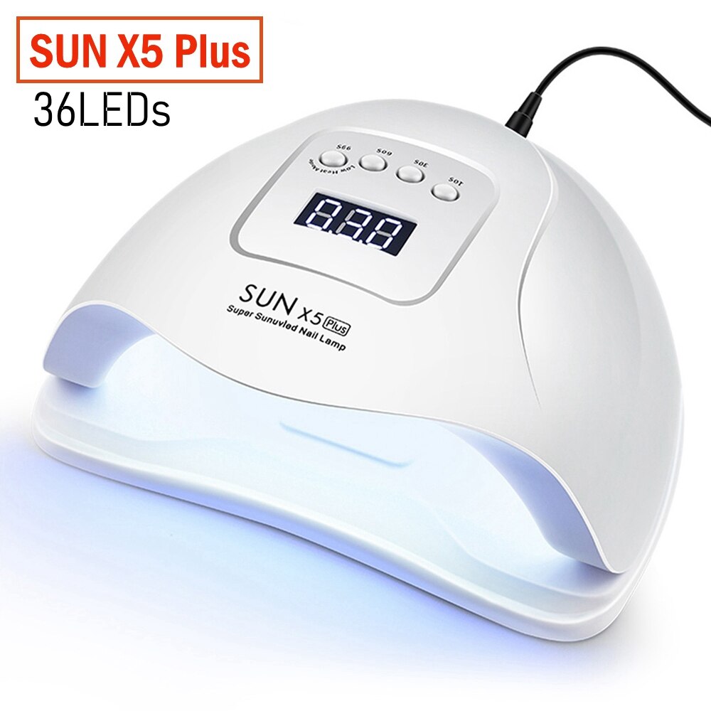 110W Zon X5 Plus Led Uv Lamp Nail 36 Leds Uv Lamp Voor Manicure Gel Vernis Manicure Machine Zonlicht 10S/30S/60S/99S Nagels Droger