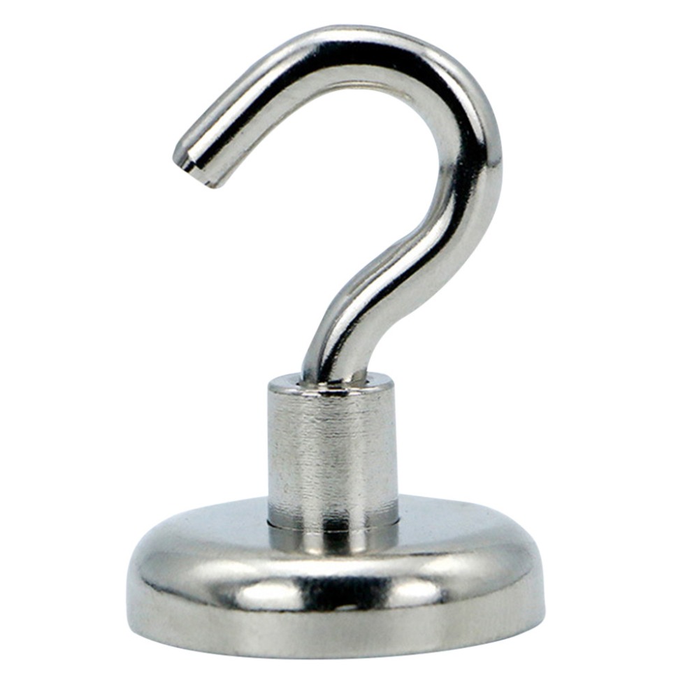 1pcs Magnetic Hooks Powerful Heavy Duty Neodymium Magnet Refrigerator Surfaces Not Scratch For @Q