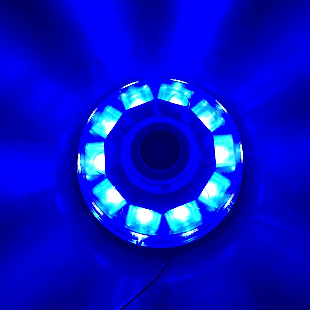 Luz LED estroboscópica de advertencia para coche, camión y Policía, luces de emergencia intermitentes magnéticas, resistentes al agua, color rojo, amarillo y azul, 12V de CC