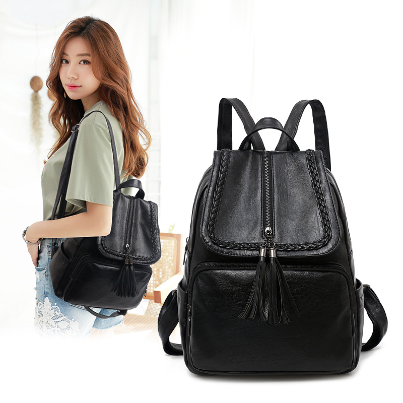 Femmes en cuir sacs à dos sacs d'école pour les adolescentes femmes sac à dos sac d'école femme sac à dos Mochila