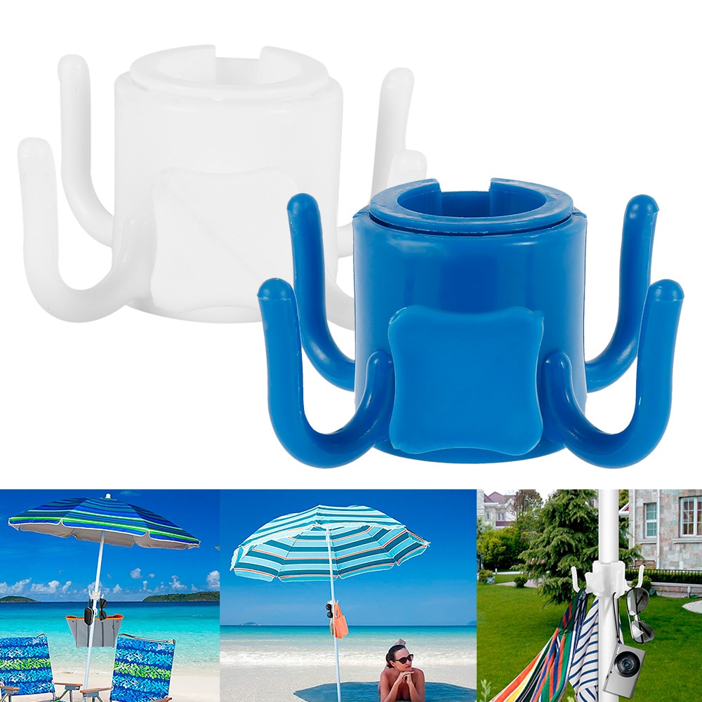 Hanghaak voor parasols, verstelbaar, hoog, draagbaar, voor strand, zwembad, waterpark, parasolaccessoires