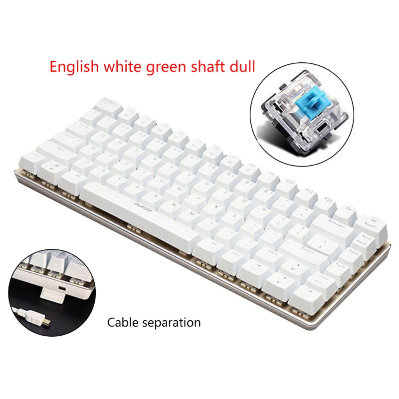 Ajazz AK33 Mechanical Keyboard 82 Keys Russian/English Layout Gaming Keyboard: 3