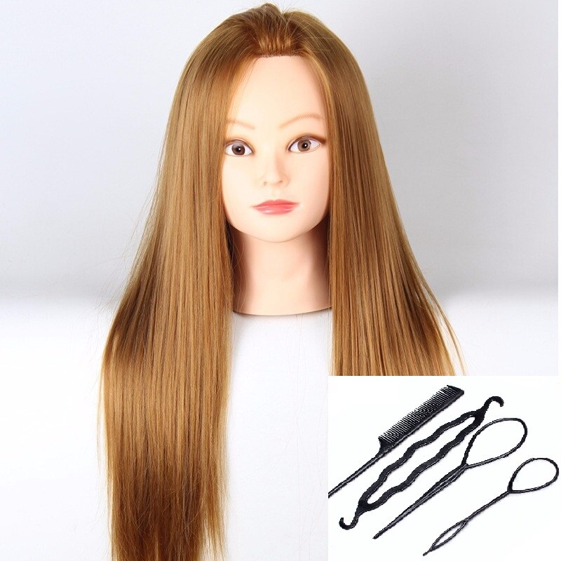 CAMMITEVER Mannequin Head Hairdresser Mannequin Head Hair Hairdressing Mannequins With Holder Bracket