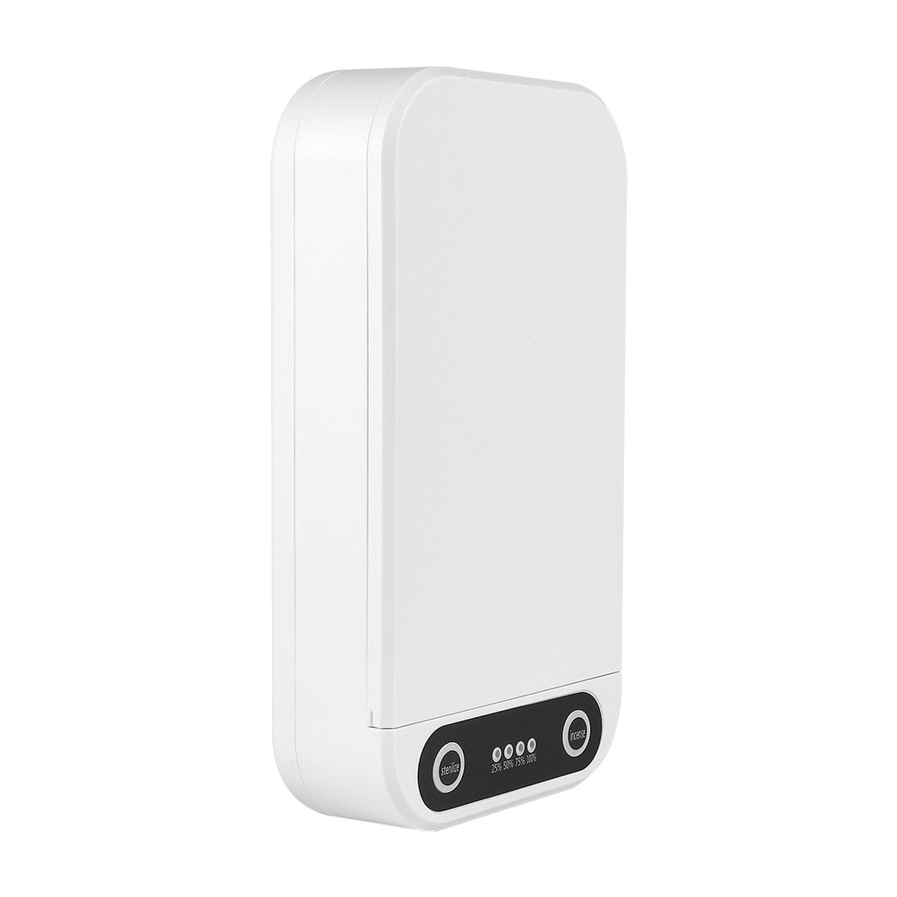 Uv-ljus steriliseringsbox mobiltelefon desinfektionsapparat bärbar 5v personliga desinficeringsmedel smycken ultraviolett klocka telefondesinfektionsfodral: Default Title