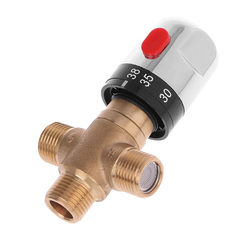 Thermostatische Klep Drie-weg DN20 Thermostatische Mengklep Mannelijke Messing Mengklep voor Kleine vloerverwarming Circulatie