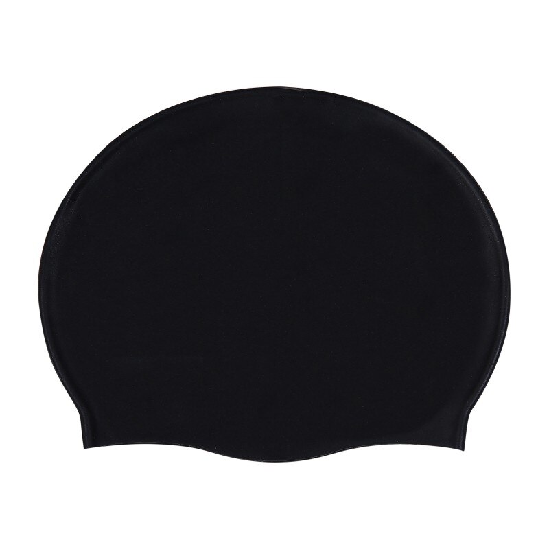 Elastic Waterproof PU Fabric Swimming Cap Protect Ears Long Hair Sports Swim Pool Hat Swimming Cap Free Size For Men/Women Adult
