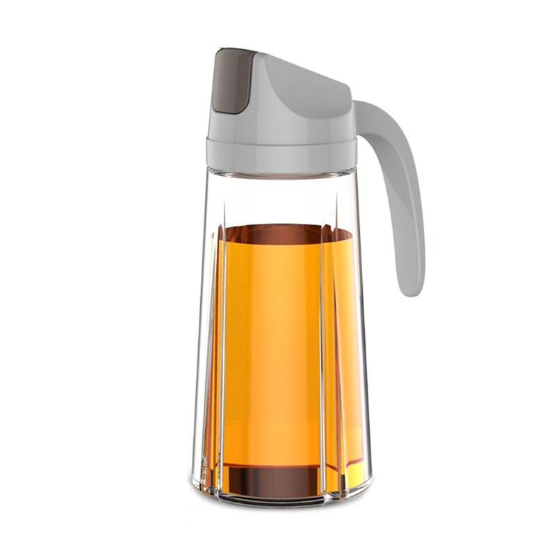 Auto Flip Olive Oil Dispenser Bottle 300ml-630ml Leakproof Condiment Container With Automatic Cap and Stopper Non-Drip for H051: Y-630