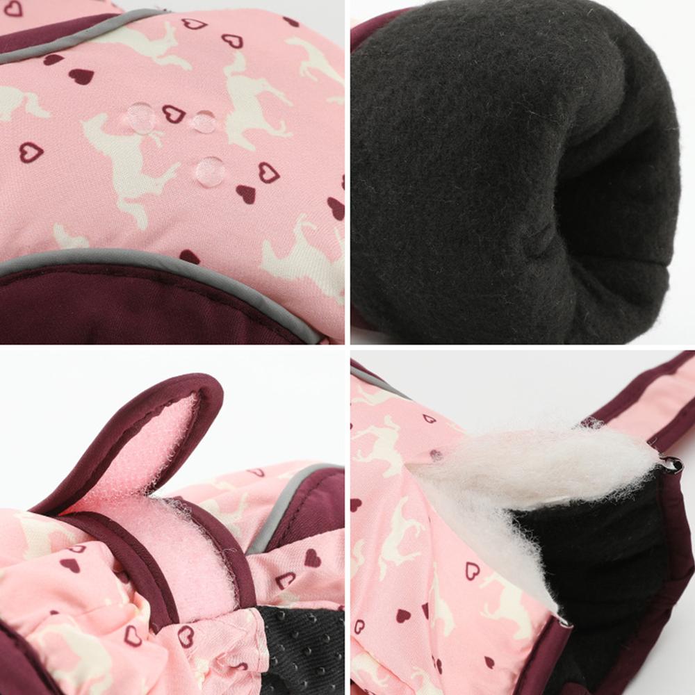 Schattige kinderen warme skihandschoenen jongens meisjes winter outdoor waterdichte antislip wanten