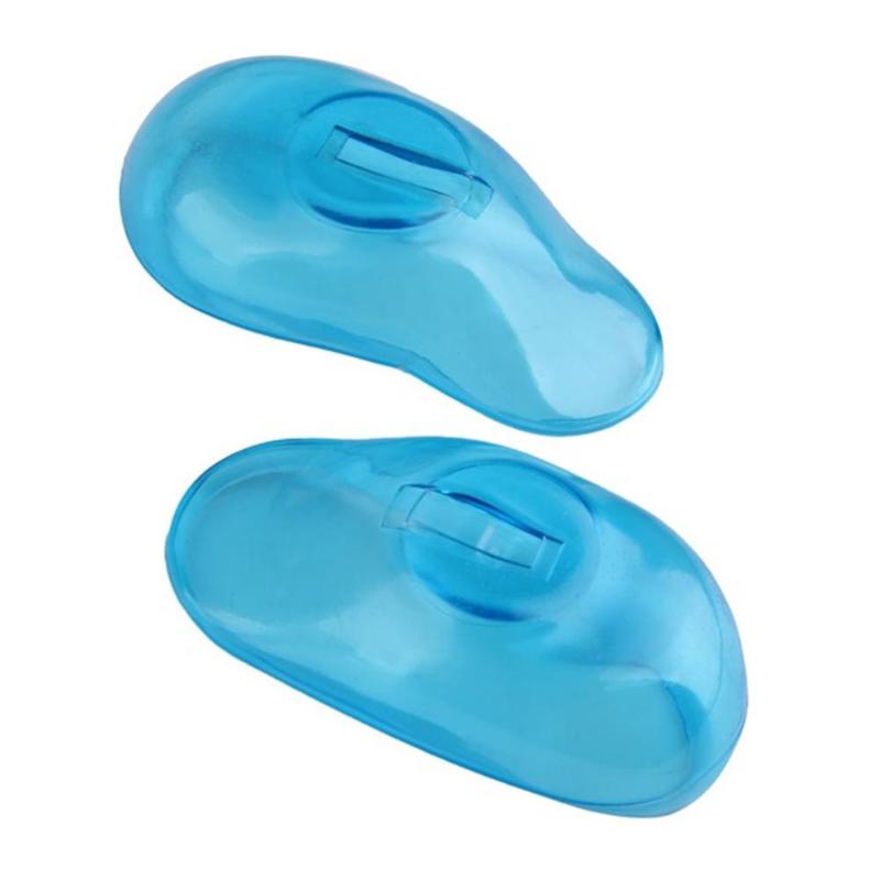 2pcs Clear Ear Covers Shield Universal Barber Earmuffs Protectors Silicone Salon Ear Covering Hair Dying Shield Styling Tools