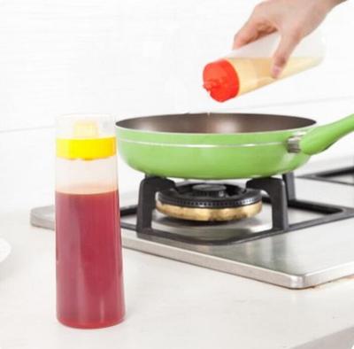 1/2 stk 300ml plastik squeeze flaske til køkkenmaskiner oliedunk flasker til saucer køkken tilbehør ketchup kogeværktøj