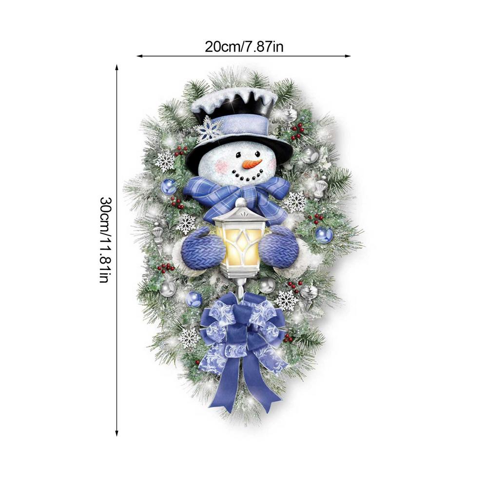 Kerst Sticker 3D Kerstman Sneeuwpop Sticker Waterdicht Glazen Deur Raam Muur Zelfklevende Decal Jaar Decoraties