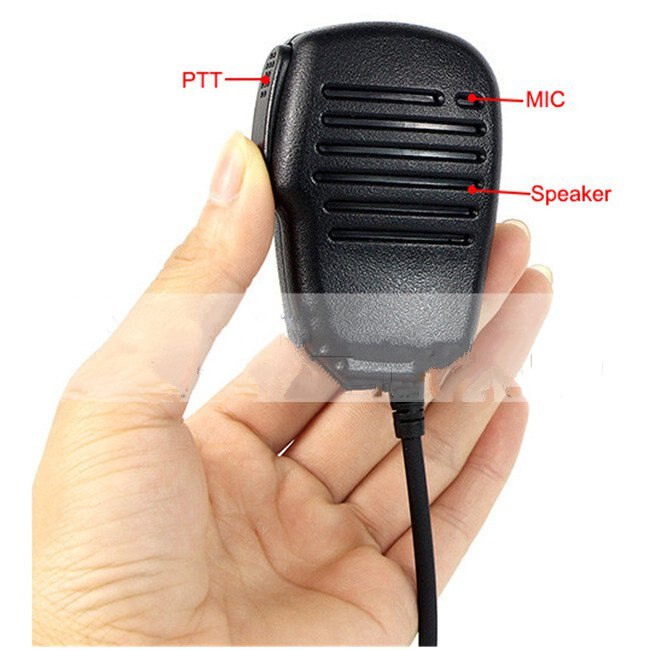 Rainproof Shoulder Remote Speaker Mic Microphone PTT 2pin For Midland Portable Radio GXT550/650 GXT1000 GXT1000VP4 LXT210/216