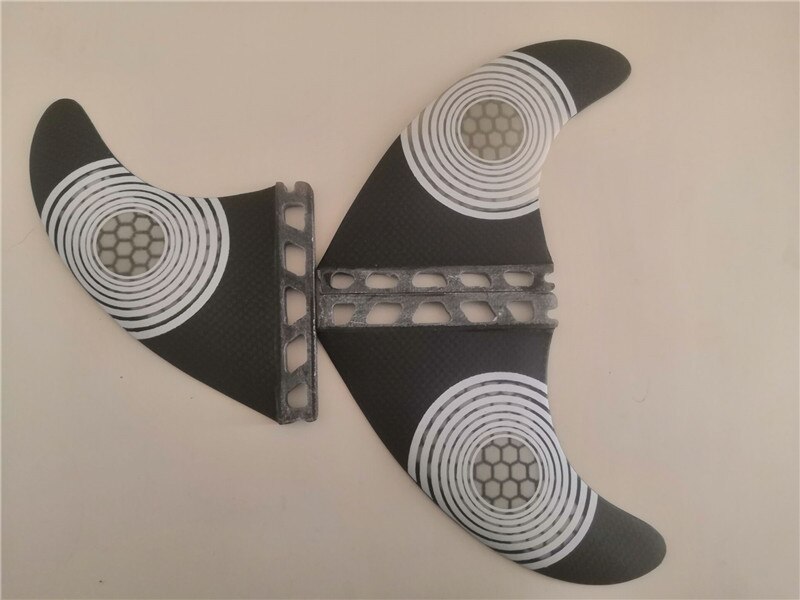 Future G5 fins white circle Fiberglass SUP Surfboard Fin Fins in Surfing surfboard accessories