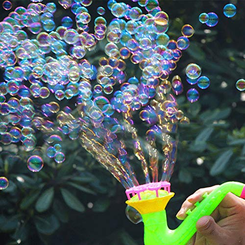 wasser Blasen Zufällige Farbe Pistole Seife blasiert Gebläse draussen Art Spielzeug Neue Kreative Polyporous Hochzeit Maschine