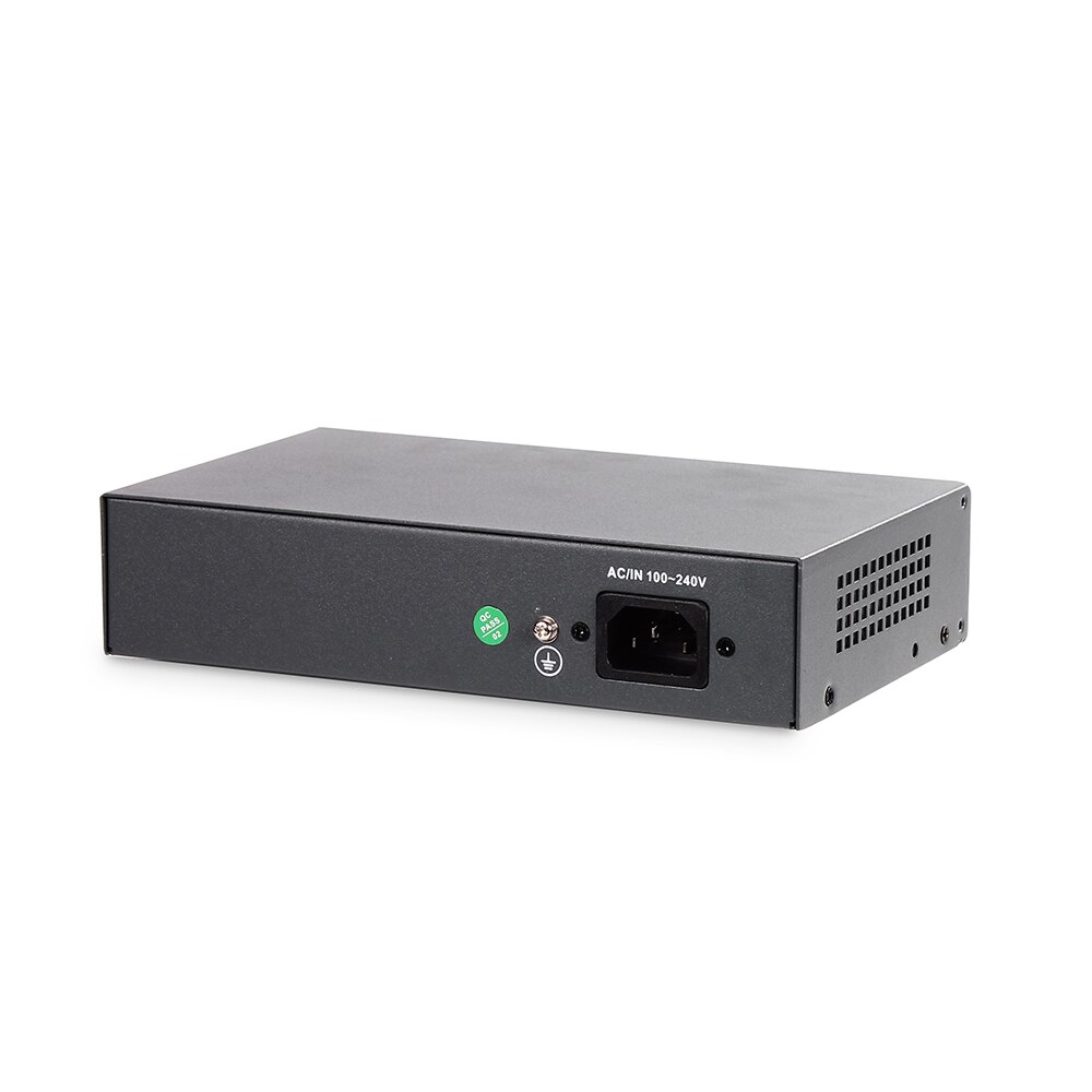 YuanLey 4 Hafen Gigabit PoE schalten, 1 Aufwärtsverbindung Gigabit Ethernet und 1 SFP Hafen, poE Plus 802.3af/beim, 78W Eingebaute Strom, Fanless